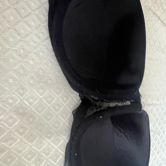 black strapless bra with lace Calvin Klein 32d - Picture 3 of 6